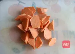 Illustration of how to make stomach-warming sweet potato porridge 3