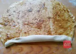 Illustration of how to make sesame sauce and milk-flavored flower rolls 14