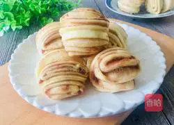 Illustration of how to make bean paste rolls 26