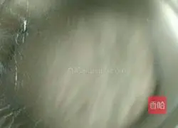 Illustration of how to make bean dregs hair cake 9