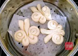 Illustration of how to make butterfly flower roll 9