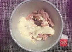 Illustration of how to make egg-skin rice balls 5