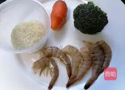 Vegetable and Shrimp Porridge Recipe Illustration 1