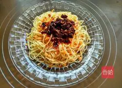 Illustration of how to make cold noodles with mushroom sauce 9