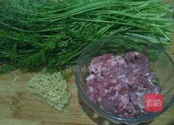 Illustration of how to make fennel meat box 4