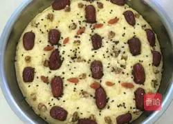 Cornmeal Illustration of how to make hair cake 7