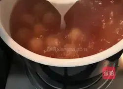 Illustration of how to make Lantern Festival with wolfberry wine 4