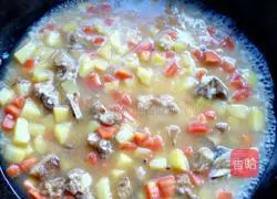 Illustration of how to make braised pork ribs with rice 7