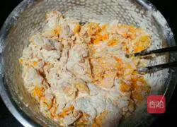 Illustration of how to make pumpkin sesame cake 2