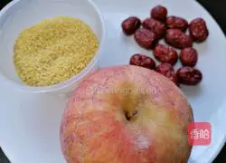 Apple millet porridge recipe illustration 1