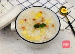 Illustration of how to make pineapple and sago porridge 10