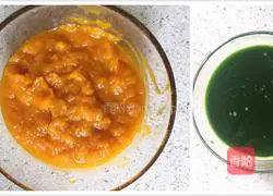 Illustration of how to make pumpkin rose rolls 1