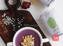 Purple sweet potato oatmeal rice paste recipe 15