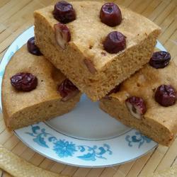 Cornmeal brown sugar steamed cake