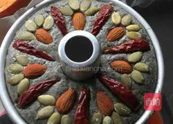 Milk Black Sesame Hair Cake Recipe Illustration 8