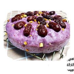 Purple sweet potato cake