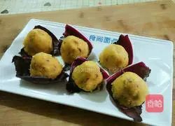 Illustration of how to make milk-flavored steamed buns 9