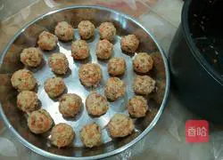 Illustration of how to make squid glutinous rice balls 8