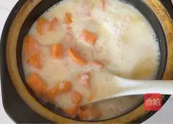 Milk sweet potato porridge recipe 7