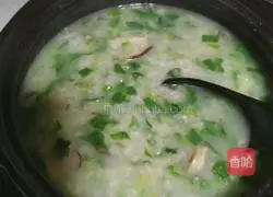 Illustration of how to make mushroom and vegetable porridge 18