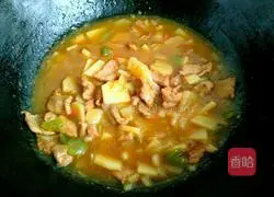 Illustration of how to make meat and potato rice bowl 15