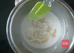 Rice flour Illustration of how to make hair cake 1