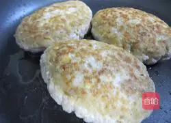 Illustration of how to make tofu burger 5