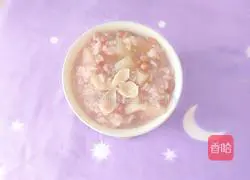 Lily Snow Pear Japonica Rice Porridge Recipe Illustration 11