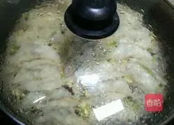 Zucchini, black fungus, egg and pot stickers Illustration of how to do it 14