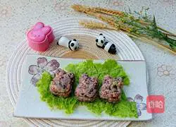 Illustration of how to make rice balls 17