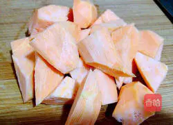 Sweet potato and grains Illustration of how to make porridge 2