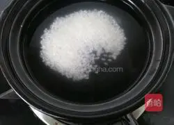 Illustration of how to make corn dregs porridge 5