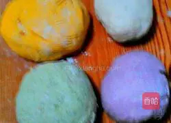 How to make colorful hair cakes Illustration 1