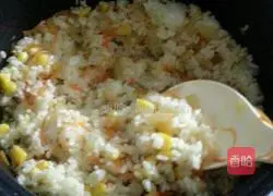 Illustration of how to make colorful braised rice 6