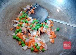 Bacon and Corn Sausage Baked Rice Recipe Illustration 6