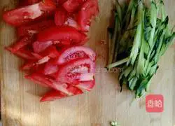 Illustration of how to make tomato and egg cold noodles 2