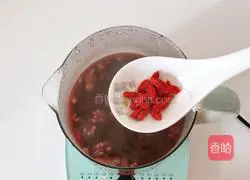 Red Bean Oatmeal Rice Porridge Recipe Illustration 7