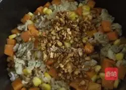 Carrots and corns Illustration of how to make braised rice 9