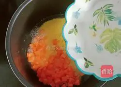 Chicken millet Illustration of how to make radish porridge 6