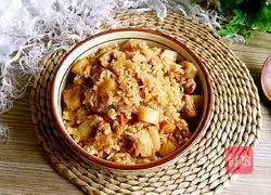 Potato braised rice recipe 8