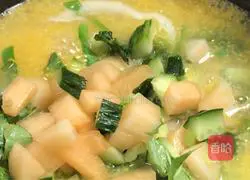 Fruits and vegetables Illustration of how to make corn paste (weight loss version) 8