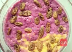 Illustration of the simple version of coarse grain hair cake (complementary food for 9-month-old babies) 10