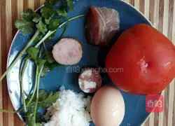 Illustration of tomato baked rice 1