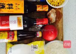 Doushi Tomato Braised Rice (Lazy Rice) Recipe Illustration 1