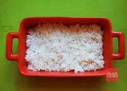 Illustration of how to make tomato and chicken baked rice 8