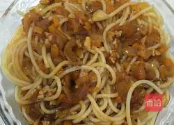 Illustration of how to make spaghetti bolognese 5