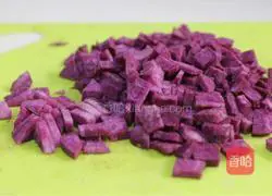 Purple sweet potato oatmeal rice paste recipe 5