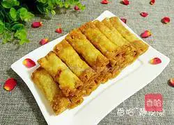 Illustration of how to make homemade spring rolls 1