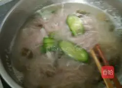 Illustration of how to cook rice noodles for lazy people 10