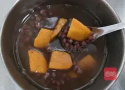 Illustration of how to make red bean and sweet potato syrup 4